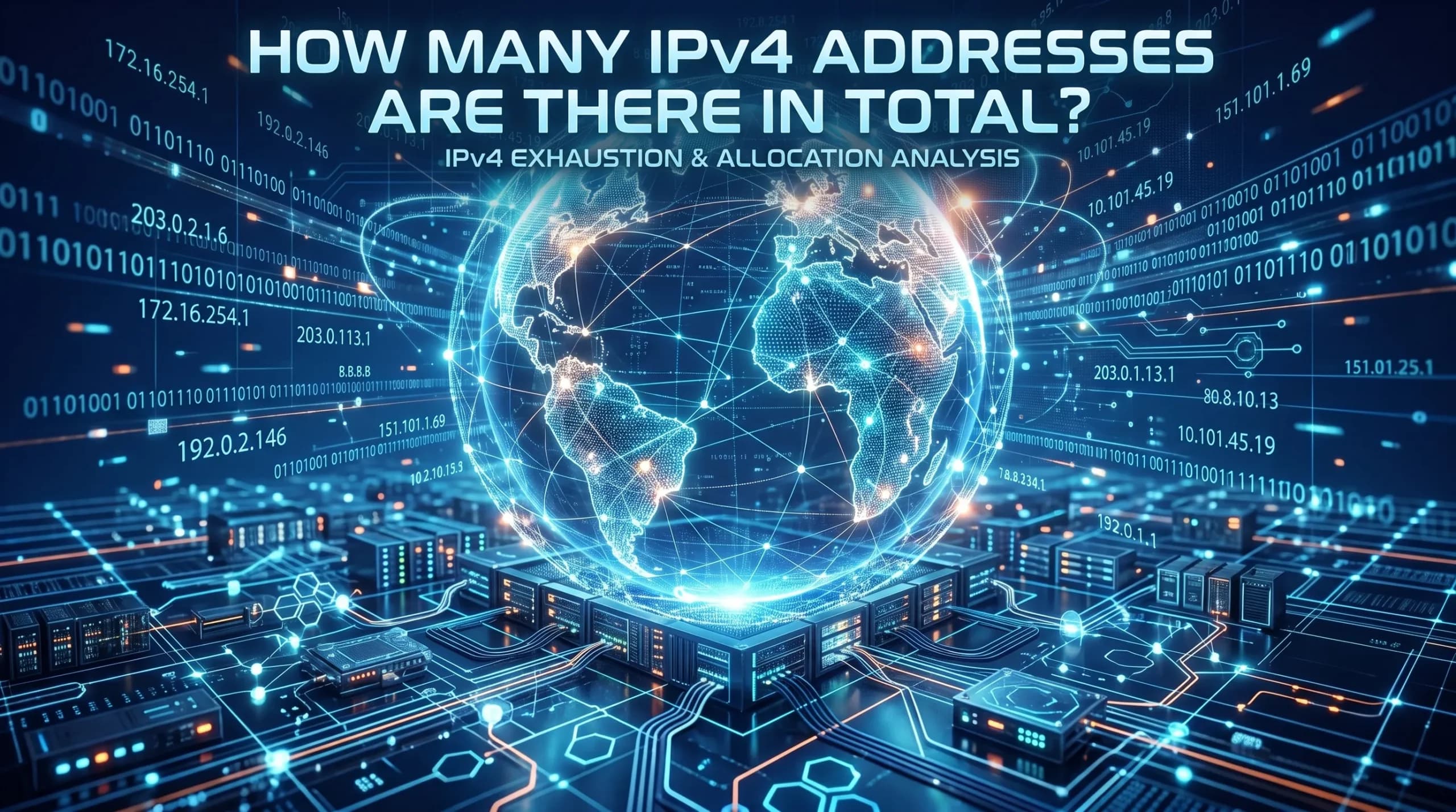 全世界有多少IPv4 地址总共有多少个？