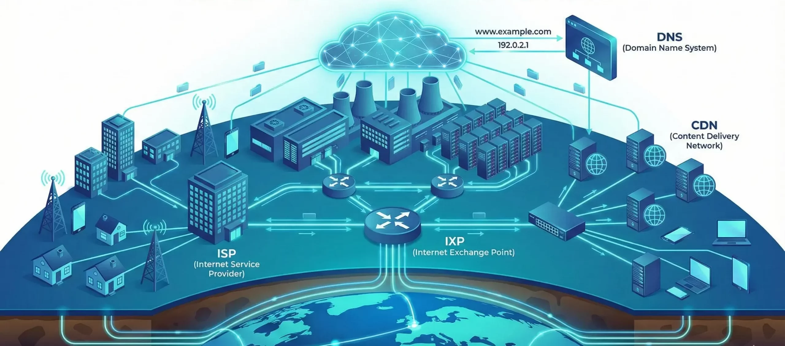 The backbone of the Internet: Common Internet Infrastructure