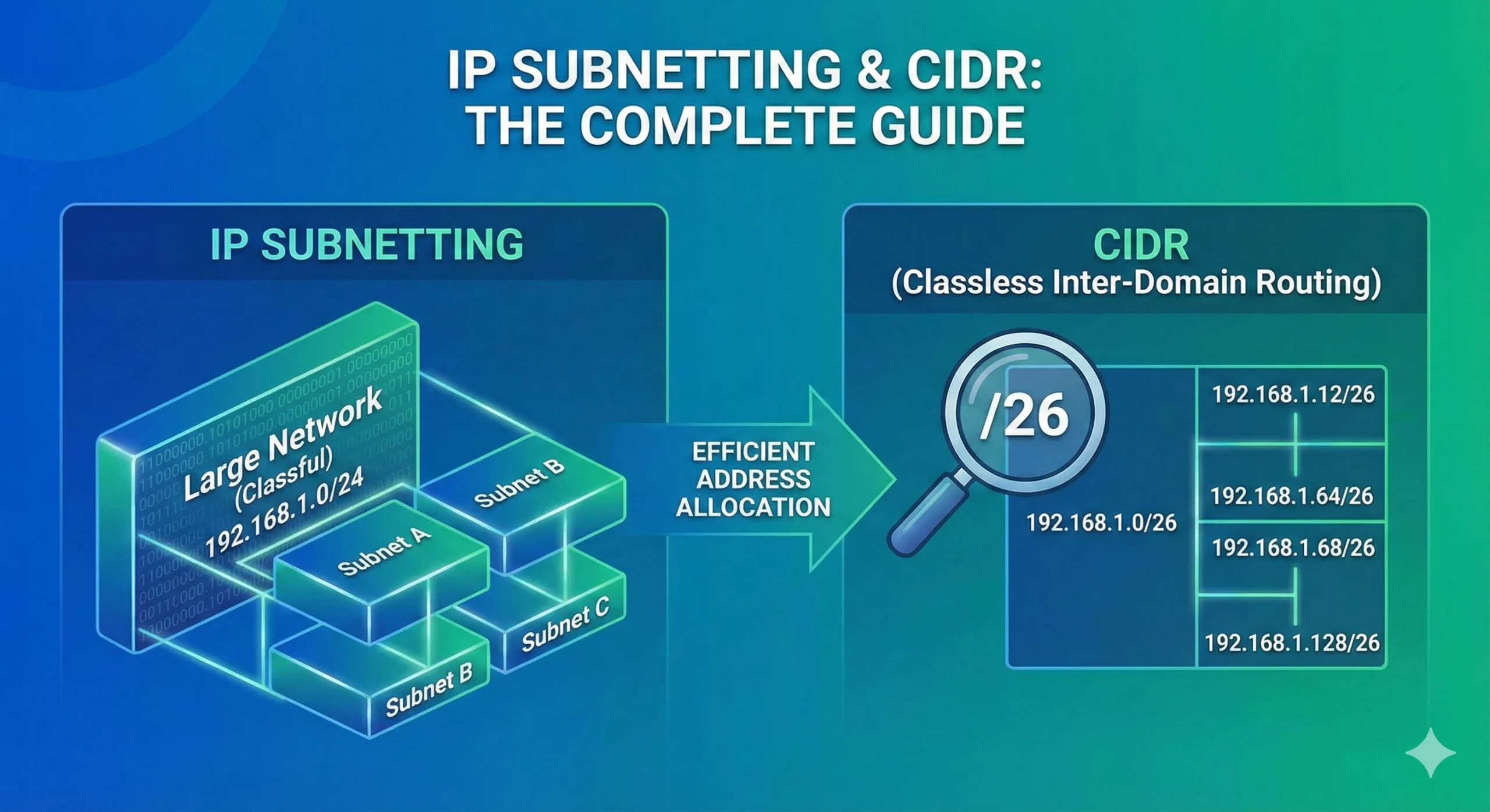IP Subnetting and CIDR: A Guide for Internet Professionals
