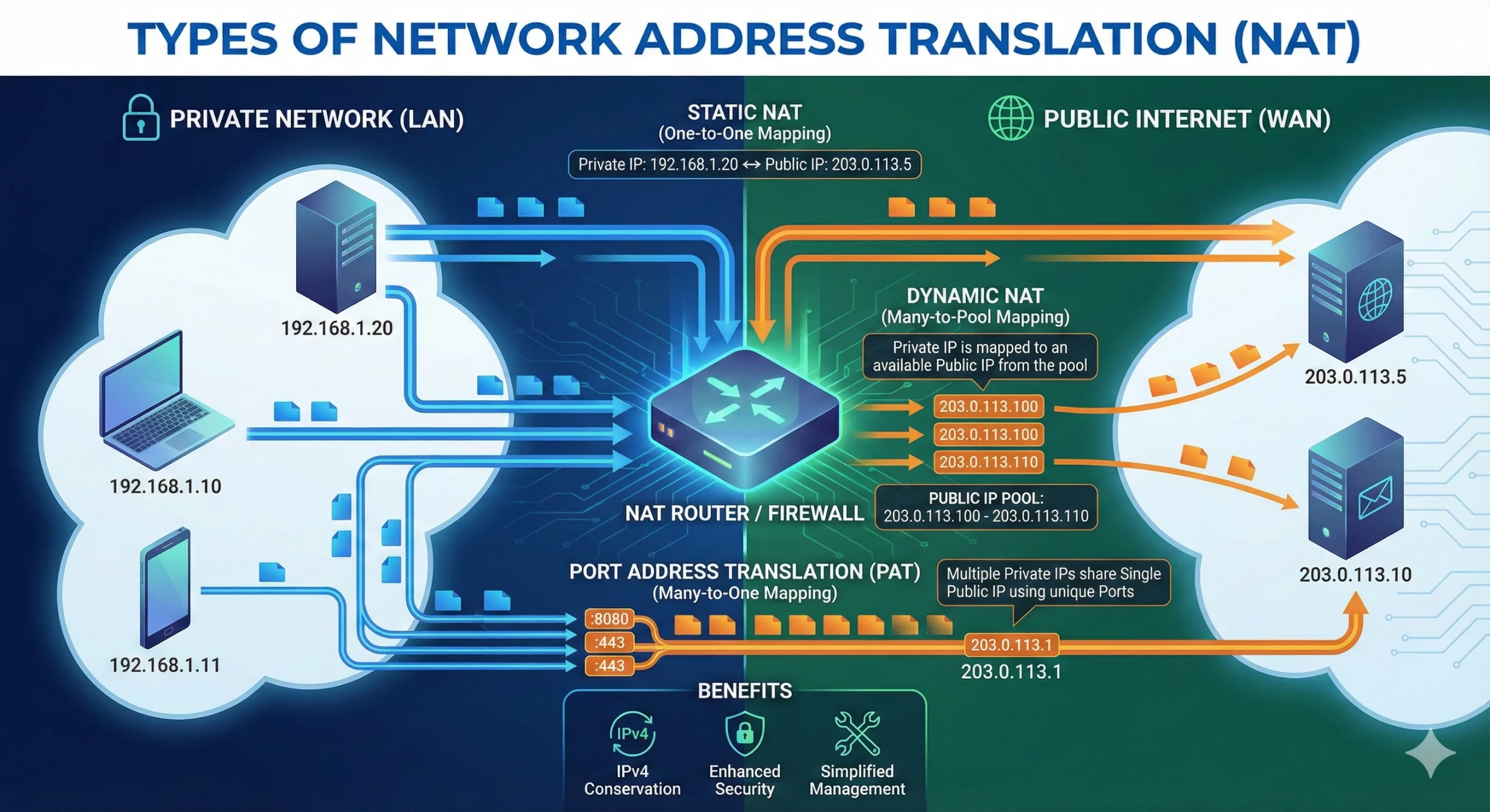 Types of Network Address Translation
