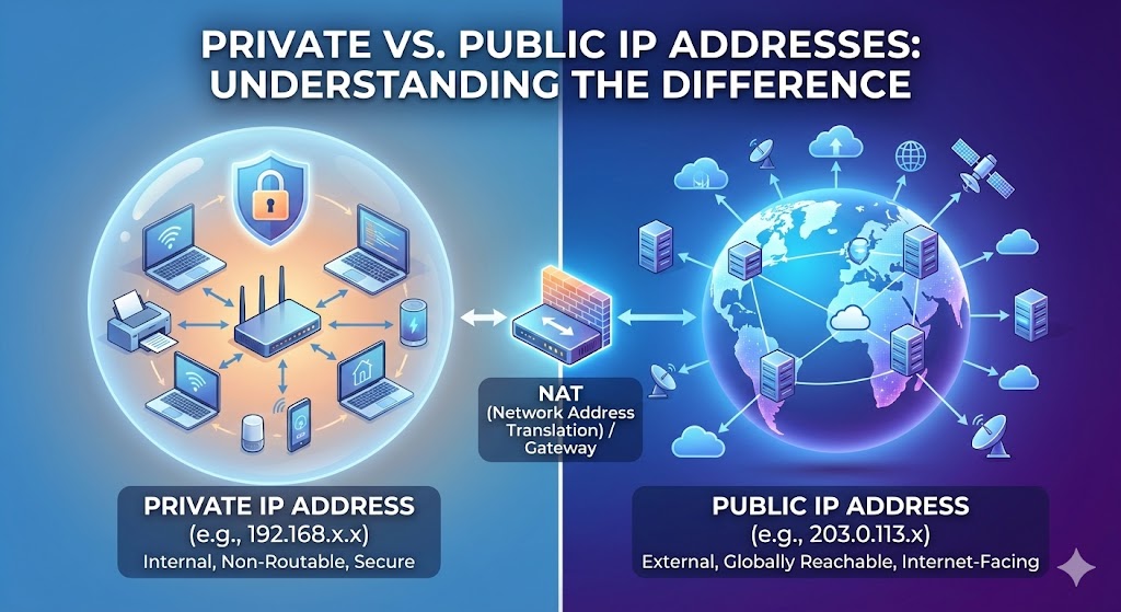 Private vs. Public IP Addresses: Understand the Basics